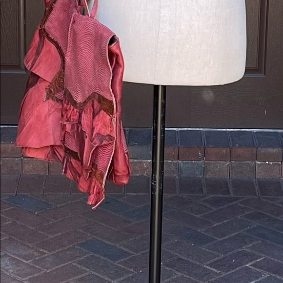 Susan Riedweg vintage mixed media handbag - Picture 6 of 10